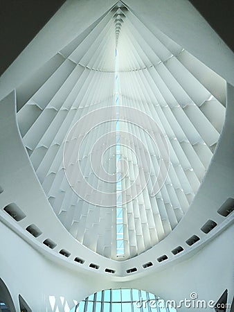 Beautiful abstract architecture in Milwaukee Stock Photo