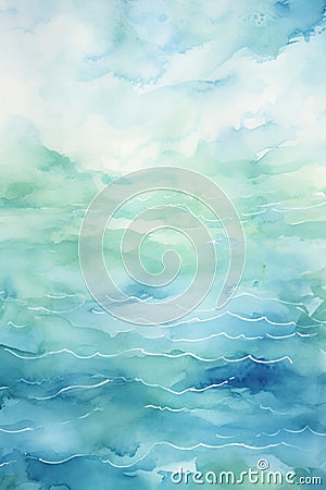 beautiful and abstract depiction of the sea Stock Photo