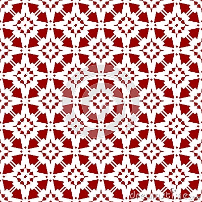 Beautiful Abstract Ornamental Oriental Red Royal Vintage Arabic Chinese Floral Geometric Seamless Pattern Texture Wallpaper Stock Photo