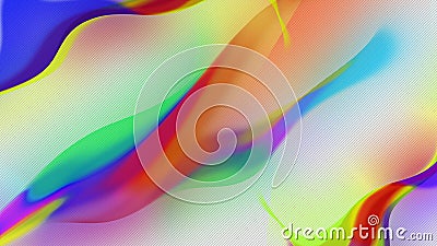 Abstract Rainbow Color Smoke Flow In Motion.Background Stock Photo