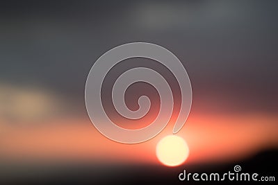 Beautiful abstract Sunset in Lebanon 2019 Stock Photo