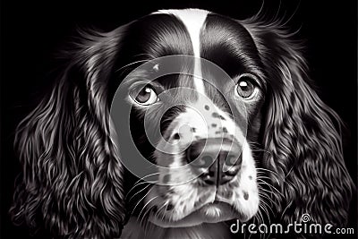 Adorable dog portrait Stock Photo