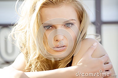 Beautiful adult sensuality woman Stock Photo