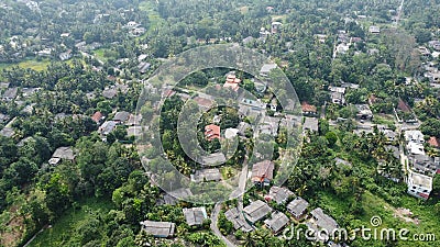 Beautiful Aerial view of sri lanka Stock Photo