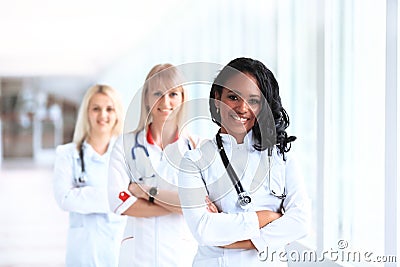 Beautiful african american female pediatric Stock Photo