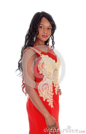 https://thumbs.dreamstime.com/x/beautiful-african-american-woman-closeup-gorgeous-standing-red-evening-dress-gold-embroideries-long-black-hair-70677417.jpg