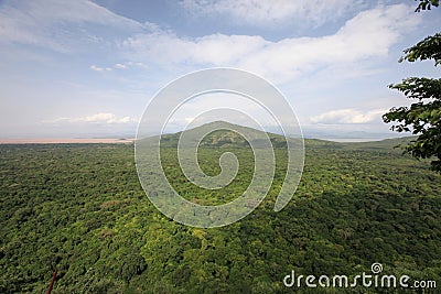 Beautiful African landscape Stock Photo