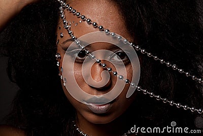 Beautiful afro-american woman Stock Photo