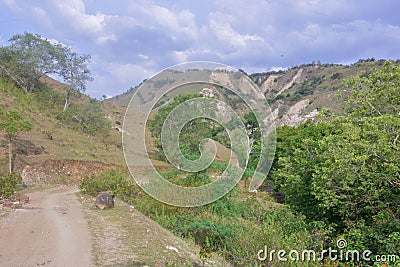 Beautiful afternoon on Kawatuna Hill Stock Photo