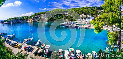Beautiful Alonissos island relaxing tranquil hollidays in Greece Stock Photo