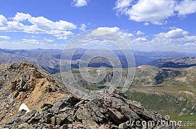 Beautiful Alpine landscape in Rocky Mountains, Colorado Stock Photo