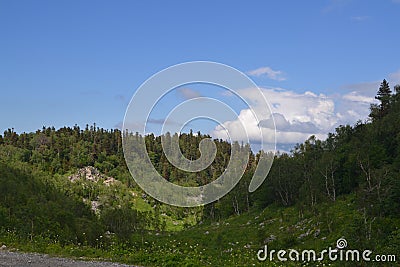 Peace and mountains. silent mountains Stock Photo