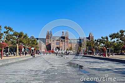Beautiful amsterdam Rijksmuseum Editorial Stock Photo