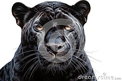 Beautiful animal style art pieces Striking Panther Art Stock Photo