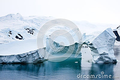 Antarctic Iceberg Stock Photo