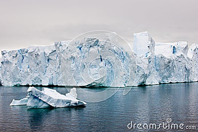 Antarctic Icebergs Stock Photo