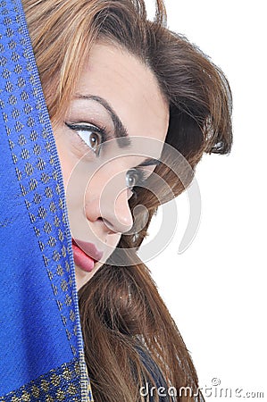 Beautiful Arabian woman Stock Photo