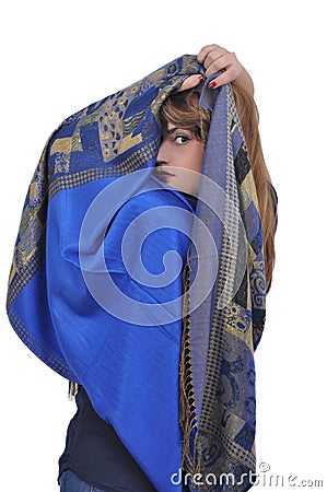 Beautiful Arabian woman Stock Photo