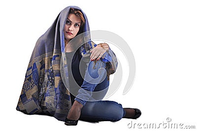 Beautiful Arabian woman Stock Photo