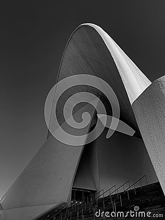 Beautiful arch, Tenerife. Editorial Stock Photo