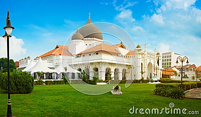 Beautiful Architecture of Kapitan Keling Mosque in Georgetown, P Stock Photo