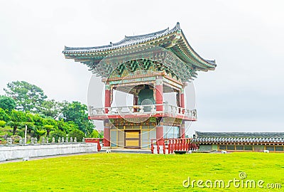 Yakcheonsa Temple in Jeju Island, South Korea Stock Photo