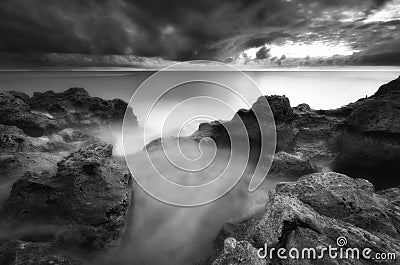 Beautiful art nature seascape Stock Photo