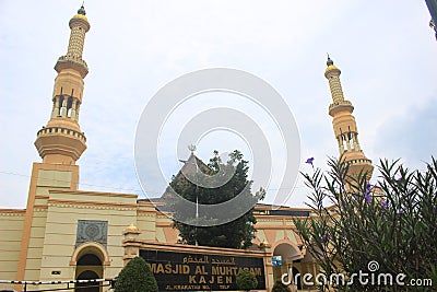 Beautiful and artistic Al Muhtaram mosque building architecture Editorial Stock Photo