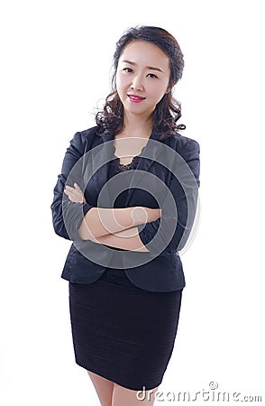 Company management elite Professional women Stock Photo