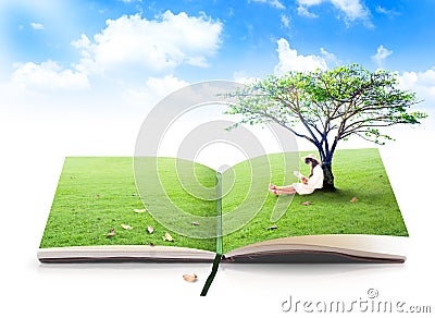 world literacy day concept Stock Photo