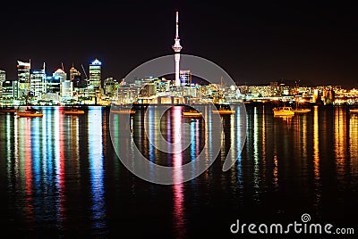 The beautiful Auckland skyline Stock Photo