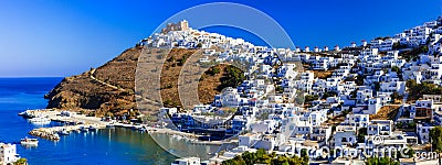 Beautiful authentic Greek islands - Astypalea, Dodecanese Stock Photo