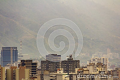 Beautiful awesome nice view of Caracas city, Caracas , Venezuela Editorial Stock Photo