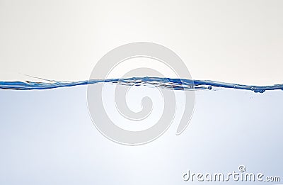 Beautiful background of blue pure water Stock Photo
