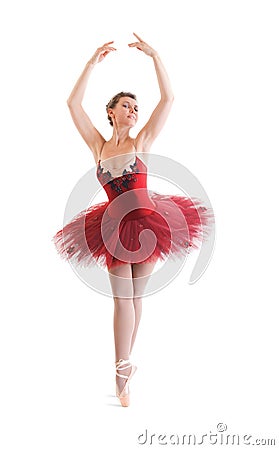 Beautiful ballerina Stock Photo