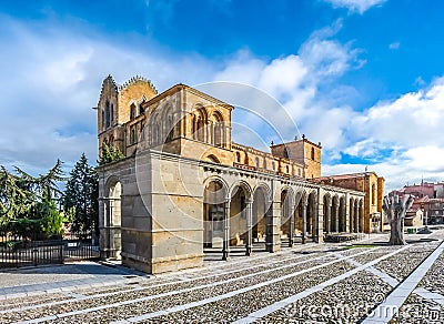 Beautiful Basilica de San Vicente, Avila, Castilla y Leon, Spain Stock Photo