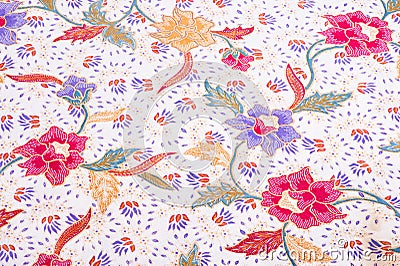 Beautiful batik patterns Stock Photo