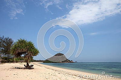 Beautiful beach in Asia Stock Photo