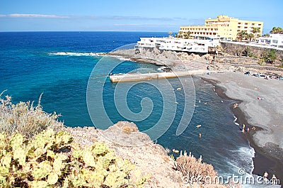 Beautiful beach in Callao Salvaje on Tenerife Stock Photo