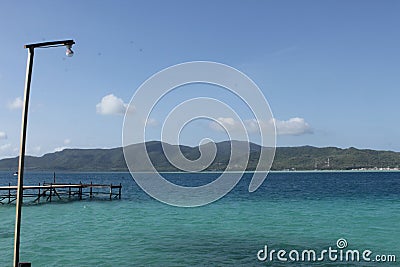 Beautiful Beach of Karimun Jawa Island, Indonesia Stock Photo