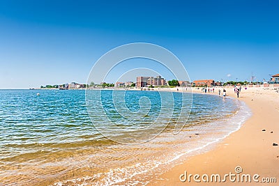 Beautiful beach landscape on the island of Foehr, the second-largest German North Sea island and a popular destination for Stock Photo