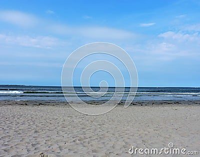 Beautiful beach landscape in summer Tallinn Stock Photo