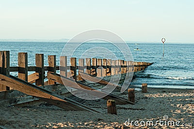 Beautiful beach of portobello in escocia Stock Photo