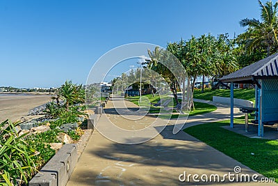 beautiful beach of Yeppoon in the north of Australia Stock Photo