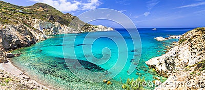 Beautiful beaches of Greece Stock Photo