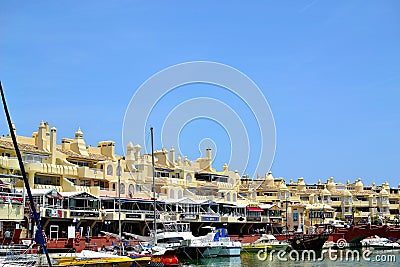 beautiful Benalmadena marina, Costa del Sol, Spain Editorial Stock Photo