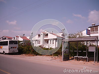 Turkey is a beautiful house by the road Editorial Stock Photo