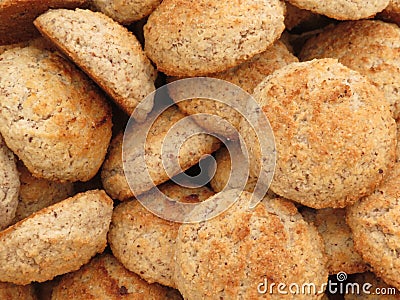 Beautiful biscuits of nice color and delicious taste Stock Photo