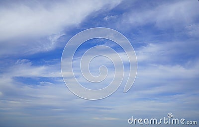 Beautiful bleu sky. Stock Photo