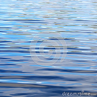 Square composition velvet blue water background Stock Photo